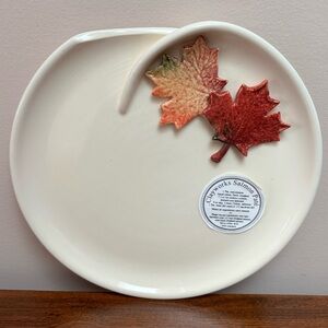 New Clayworks Pate Plate with Wooden Knife.